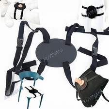 Plastic Suction Cup Base Adjustable Strap Dildo Masturbation Aux Sucker Sex Toy