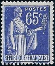 France num Yvert 365 ** MNH Paix Année 1937
