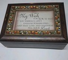 Italian Burlwood Finish Music Box - Nearly New — photo 1
