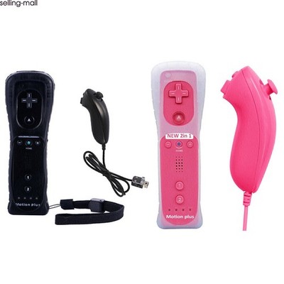 Built-in Motion Plus Wii Remote & Nunchuck Controller for Nintendo Wii Wii U