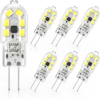 G4 LED Lampen, 2W 12V G4 Birnen, Kaltweiß 6000K, 180LM, Ersatz FüR 20W H