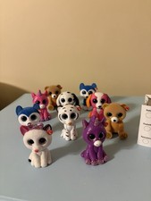 Ty Beanie Boos Mini Boo Collectibles 2" Vinyl Figurines-lot Of 10