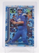 JARED GOFF 2025 TOPPS CHROME FOOTBALL TEAM CAMO SP #102 DETROIT LIONS Q5547
