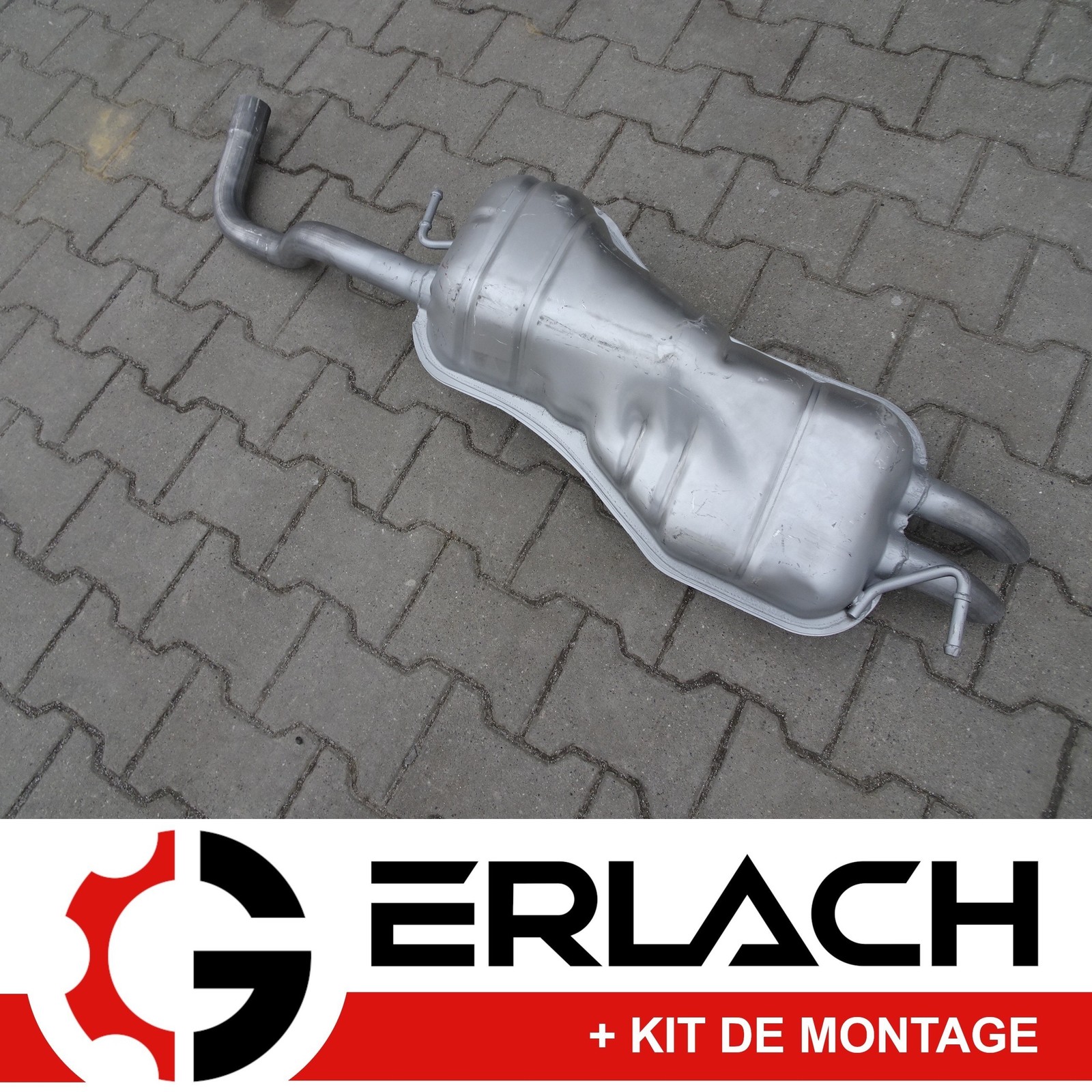 Silencieux arrière contre le bruit d'échappement Audi A3 et Golf 4 moteur 1.8 2.0