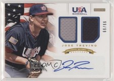 2012 Panini USA Baseball National Team Collegiate 99/99 Jose Trevino Auto y2y