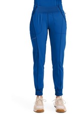 Cherokee Women's Scrubs Mid Rise Jogger Petite CK110AP RYPS Royal Free Shipping