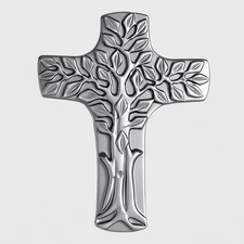 Cross Relief STL File For CNC Router 3D Printer Laser Custom Design Available