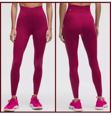 Lululemon Glow Up Super-High-Rise Tight 28" Magenta Smoke size 6 NWT