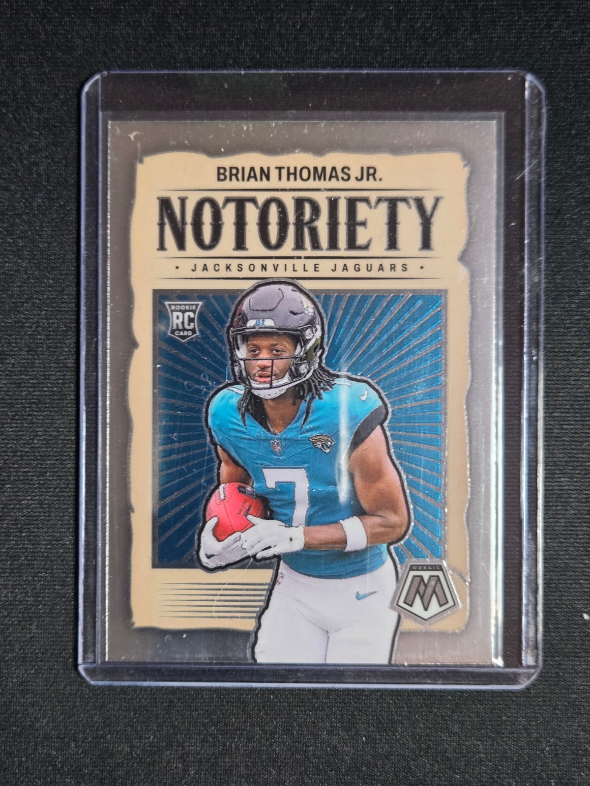 2024 Panini Mosaic Football Notoriety Brian Thomas Jr. RC