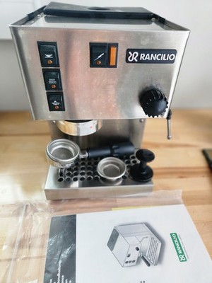Rancilio Miss Silvia Espresso Machine Stainless Steel Made in Italy