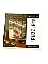 Lantern Press California Redwoods Puzzle, 1000 pieces  11"x17" Poster Included
