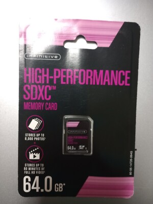 Infinitive High Performance SD Card 64GB