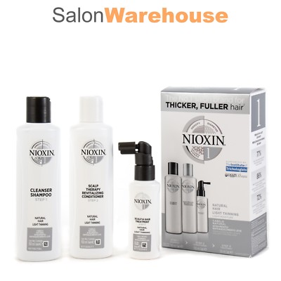 Nioxin System 1 Starter Kit Fine Natural Hair Australlian