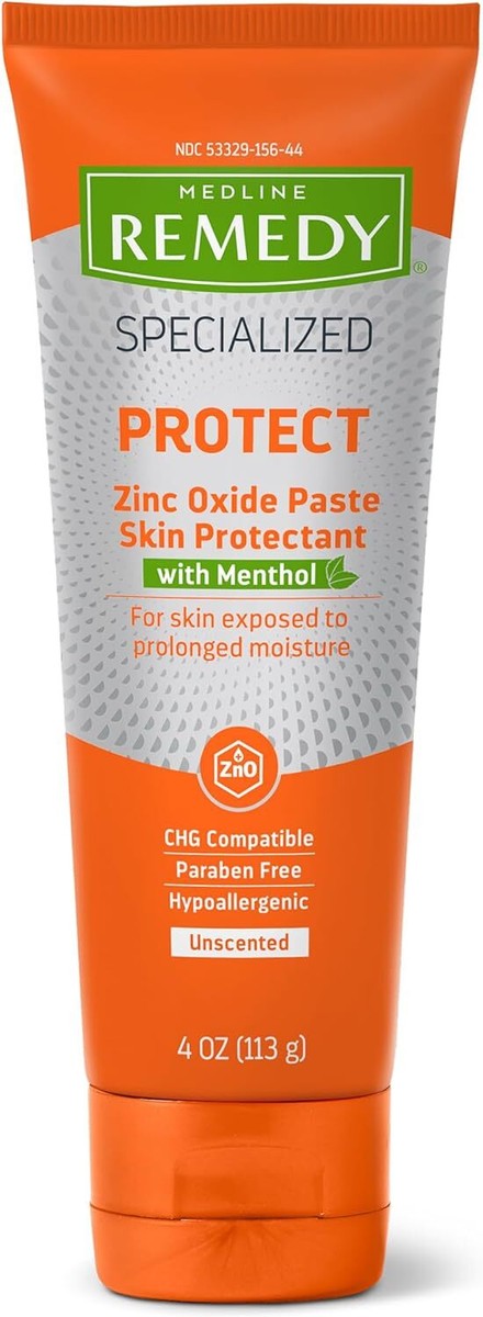 Medline Remedy Specialized Zinc Oxide Paste with Menthol 4oz