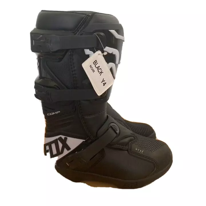 Fox Racing Youth Kids Moto Dirt Bike Comp Boot Size 4