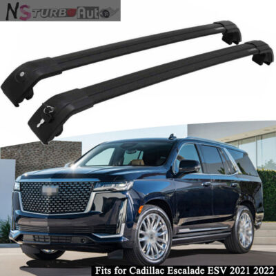 2Pcs Fits for Cadillac Escalade ESV 2021-2023 Roof Rail Racks Cross Bar  Crossbar