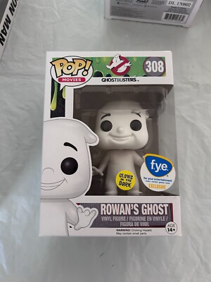 Funko Pop Ghostbusters Rowan's Ghost GITD F.Y.E. Exclusive #308