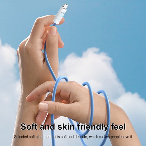 6A 120W USB C Data Lead Type C Fast Charger Cable For Huawei Samsung Android - Photo 6 sur 16
