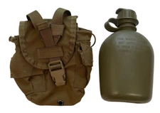 MOLLE II 1QT Canteen/Utility Pouch COYOTE Brown with Canteen