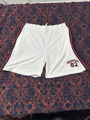 Vintage Russell Athletic White Pro Cotton Sweat 2X Gym Shorts