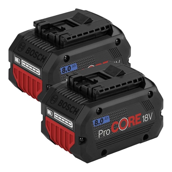 Bosch Akku 18V Procore 2 StüCk - GBA 18V 8.0 Ah 8Ah Ersatzakku Li-Ion-image