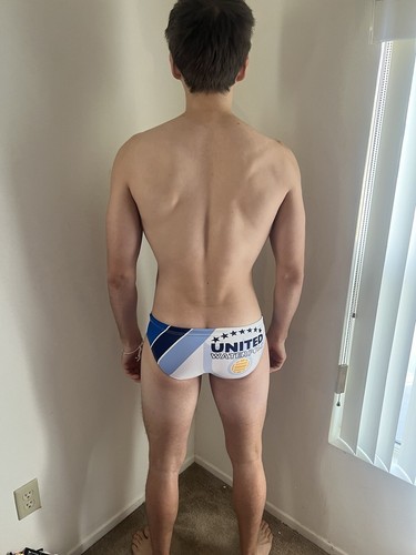 boys United High school Water Polo Suit Swimsuit Swim Team Issued 30 s Turbo - Picture 2 of 7