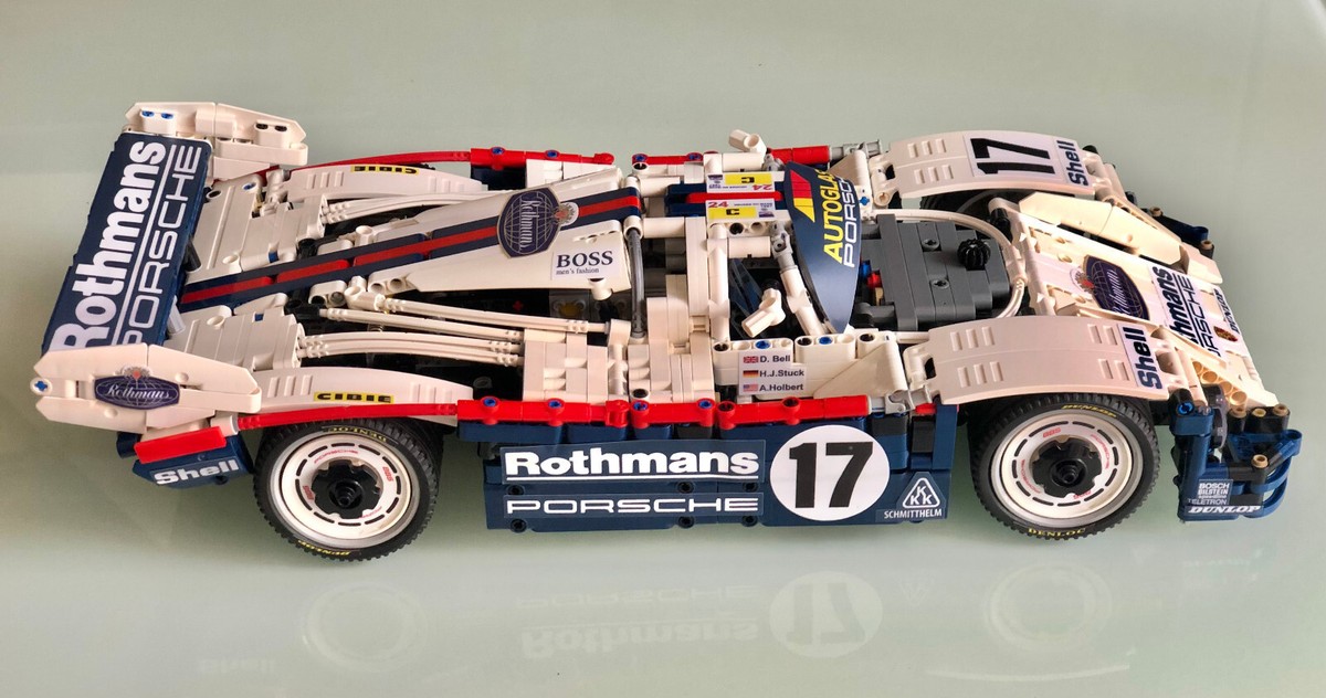 PORSCHE 962 rothmans WINNER 24h LE MANS kit 1/8 MOC blocks