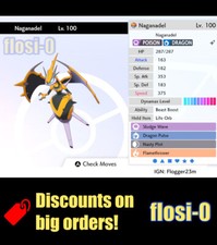 Pokemon Sword and Shield 6IV Shiny Naganadel