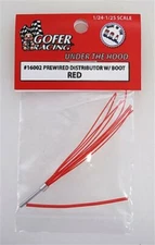 Gofer-Racing Wired Distributor with Boot (Red) - Plastic Model Vehicle