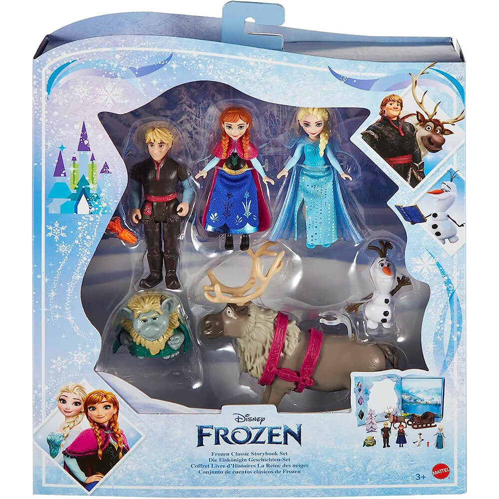 Disney Frozen Classic Storybook Set Anna Elsa Kristoff Olaf Sven