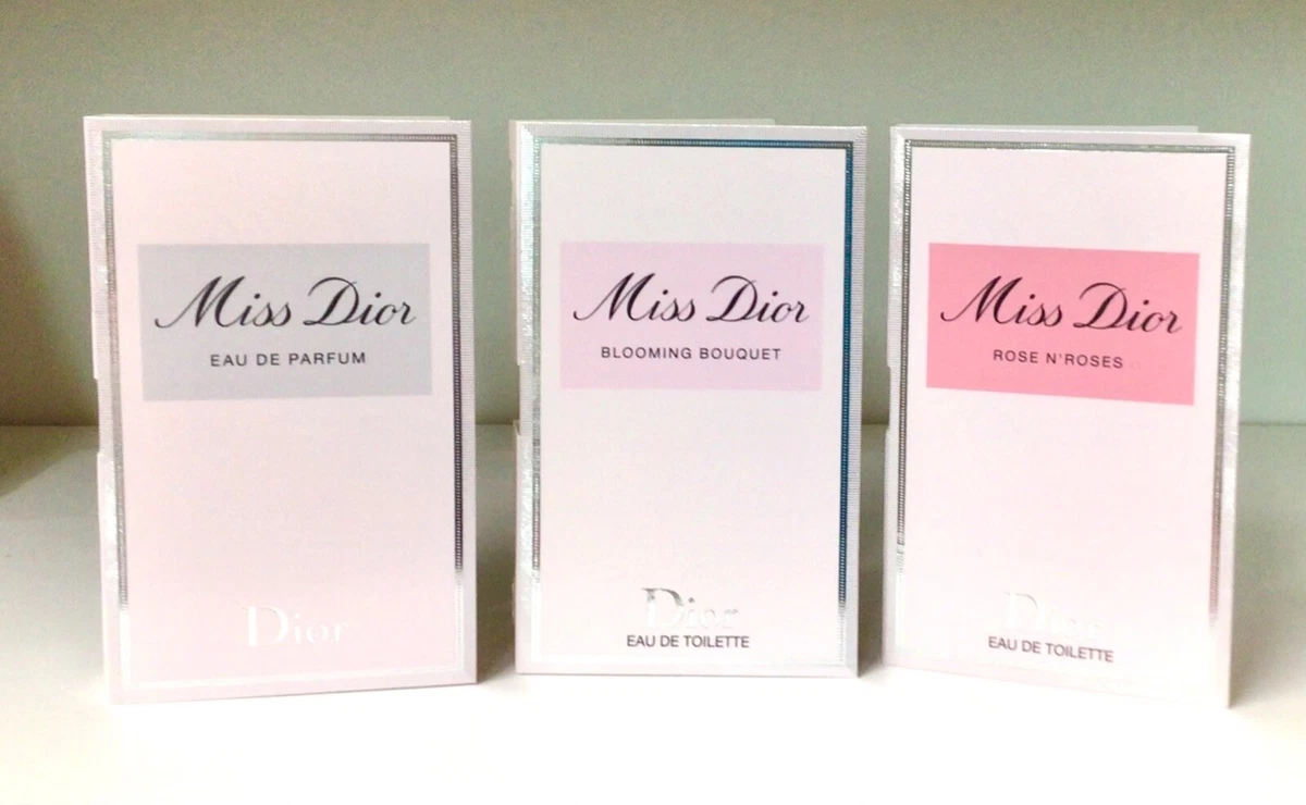 Set of 3 Miss Dior eau de parfum / Blooming Bouquet/Rose n roses