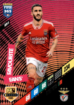 Fifa 365 2024 Adrenalyn XL BEN 5 - Rafa Silva - Fans' Favourite
