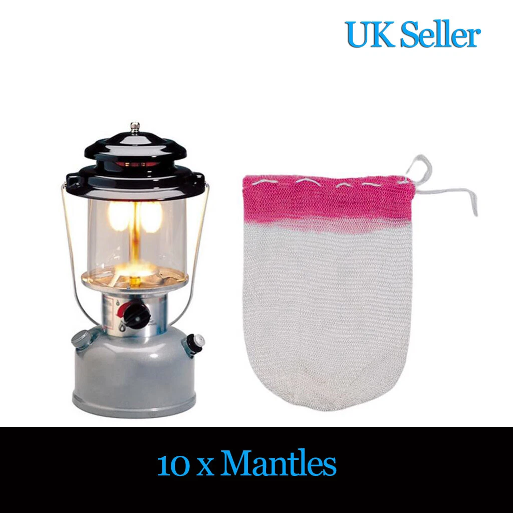 10 x lamp mantles for Coleman Lanterns Duel fuel Paraffin kerosene Small UK