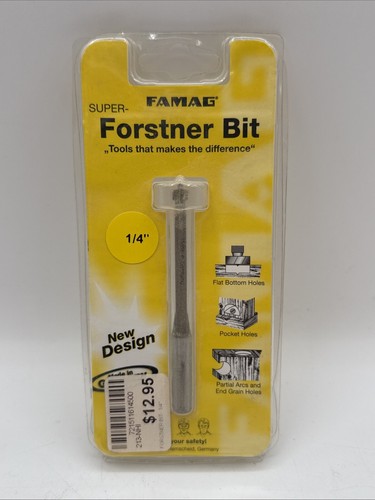 Alfa Tools FB61450 1/4x3x1/2" CV Famag Super Forstner Bit
