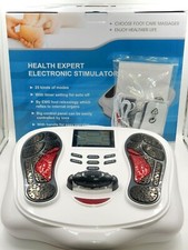 HEALTH EXPERT ELECTRONIC STIMULATOR 25 MODE FOOT CARE MASSAGER  OPEN BOX