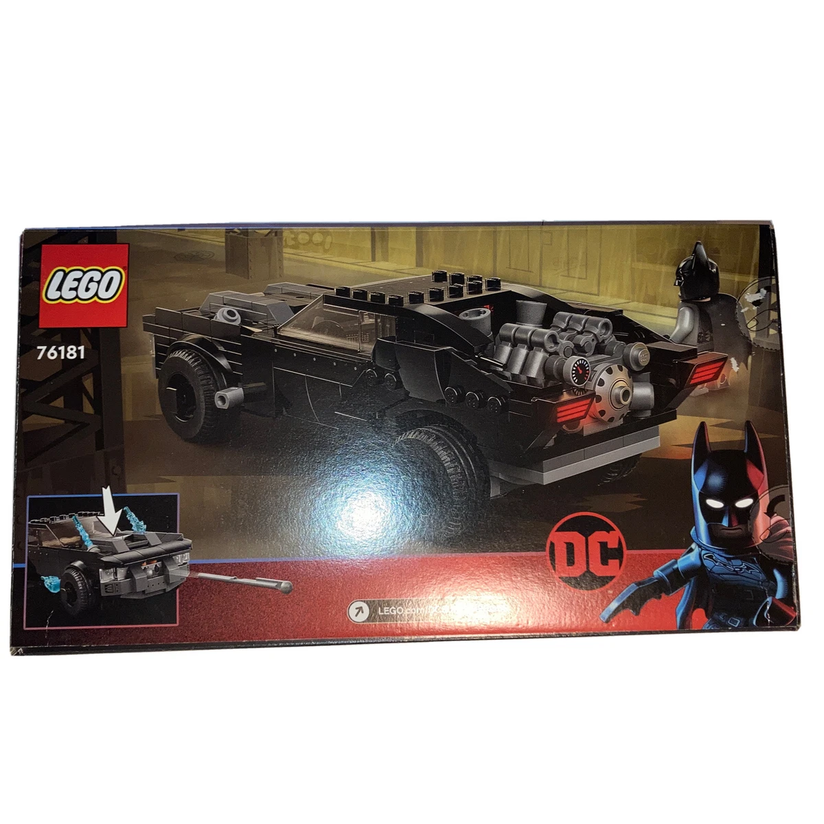 The Batman Batmobile: The Penguin Chase Lego Set 76181 DC 2022 Toy Car  Model