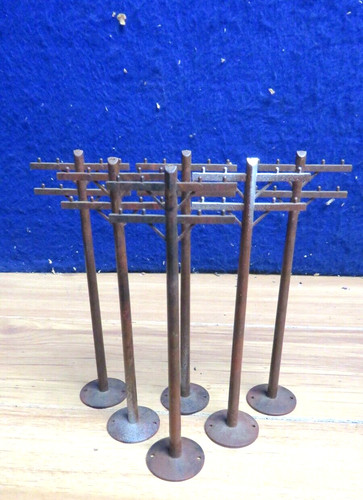 6 PIEZAS POSTES DE TELÉFONO PLASTICVILLE O 625945 | Zustand: Used