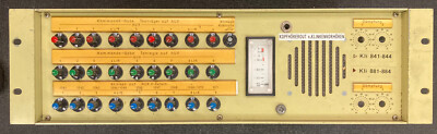 Neumann BFE Lawo Rack Summing Amp ? NTP VUmeterSiemens Messerleisten H-phone Amp