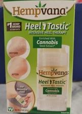 Original hemp Hempvana Heel Tastic Intensive Heel Repair Therapy for Dry Cracked