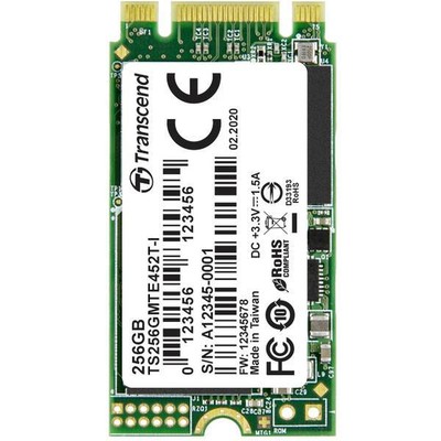Transcend mte452t 256 GB m2 Pcie Nvme SSD 2242 3.0 x2 Detail
