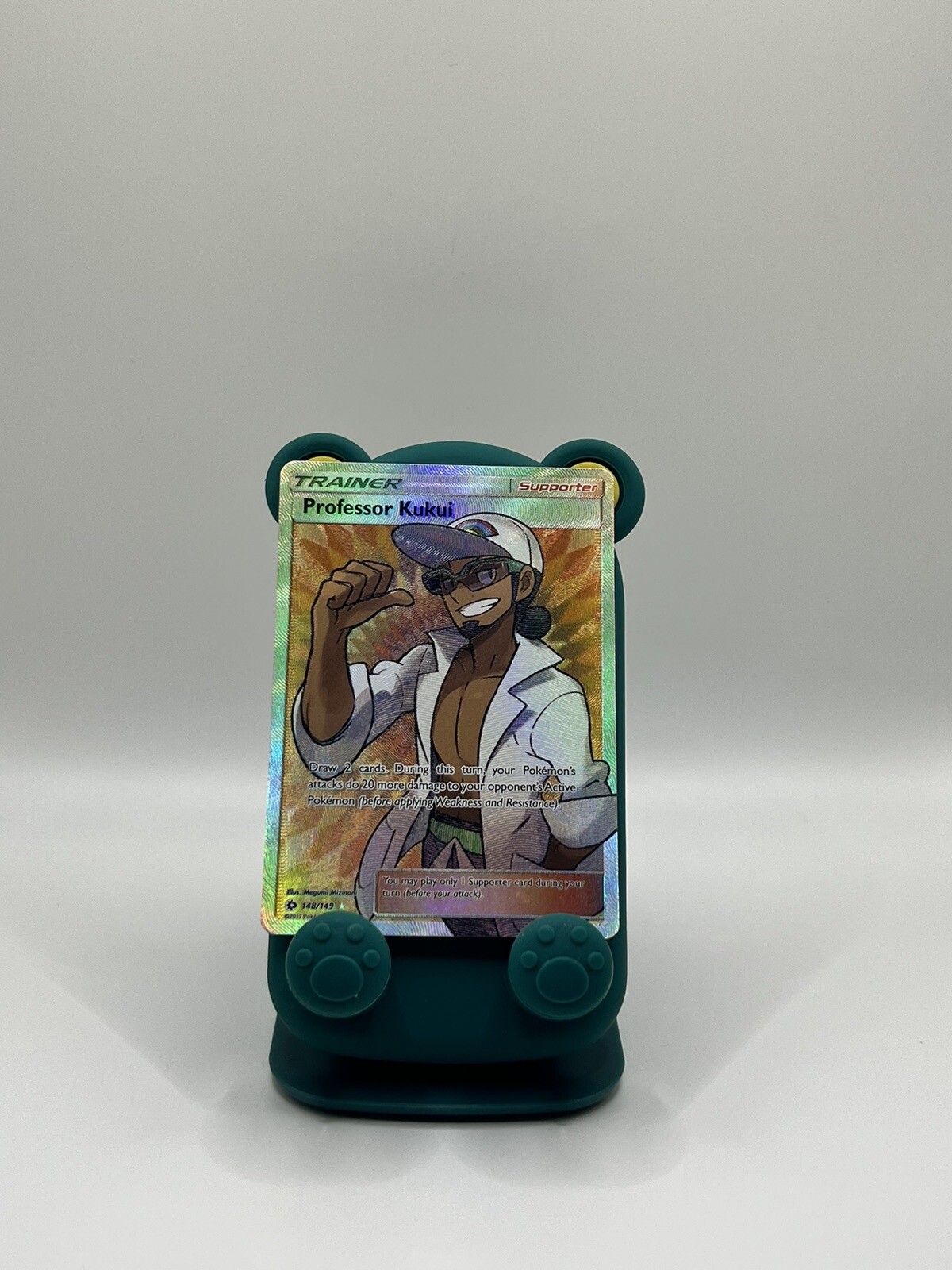 Pokémon TCG Professor Kukui Sun & Moon Base Set 148/149 Holo Full Art