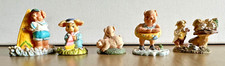 Lot of 5 Vintage Pig Figurines