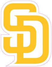 San Diego Padres Vinyl Decal Sticker Car Truck Bumper Tumbler Mug
