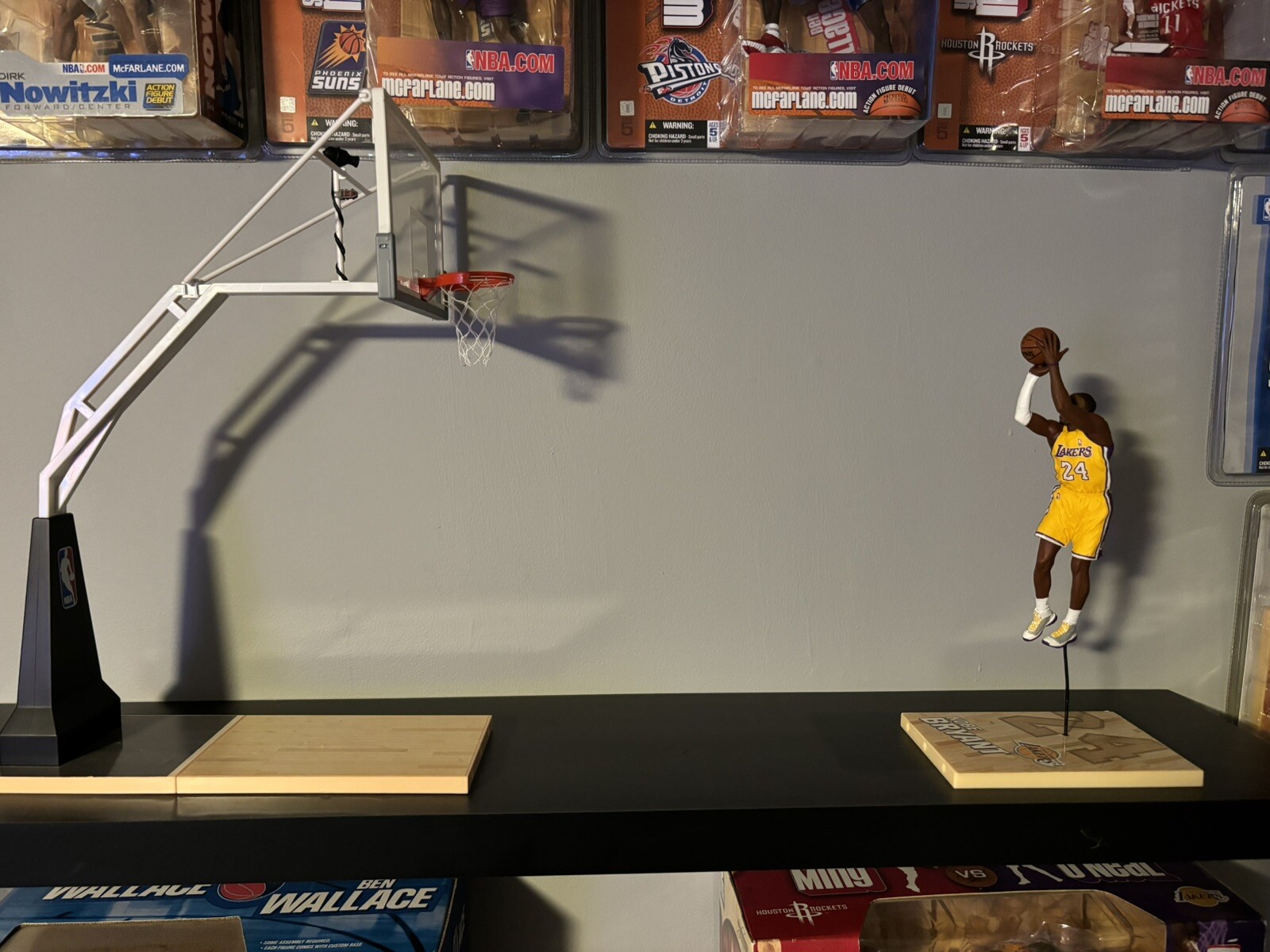 Mcfarlane Toys NBA Backboard Hoop & Kobe Bryant Series 18 eBay