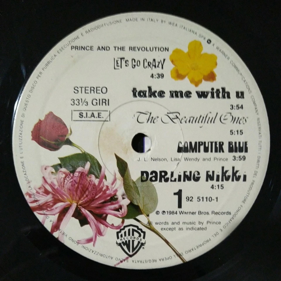 Prince Purple Rain · Lp, foto 3 di 3