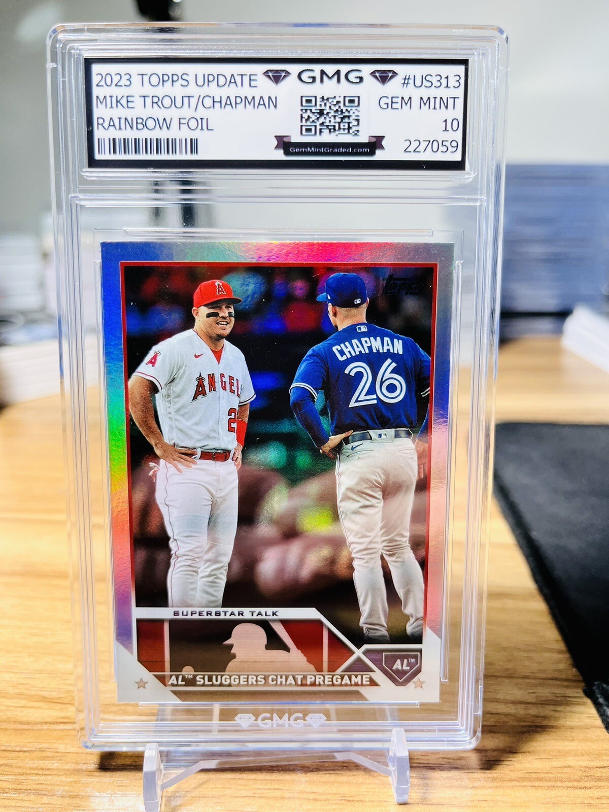Combo Topps 2023 Topps Update Series - Veteran Combos Mike Trout, Matt Chapman # ...