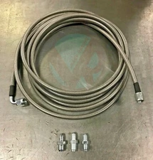 SS Main Rear Brake Line Replacement Kit For 99-07 Ford F250/F350 Std Cab/8ft Bed