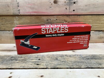 Staples Brand Stapler 200 Sheets Heavy Duty Commercial Brand New Open Box