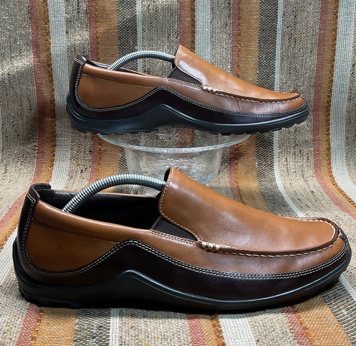 Cole Haan Tucker Venetian Men\'s Tan Slip-On Loafers Cole Haan Tucker Venetian French Roast Brown Leather Slip on  main image 4