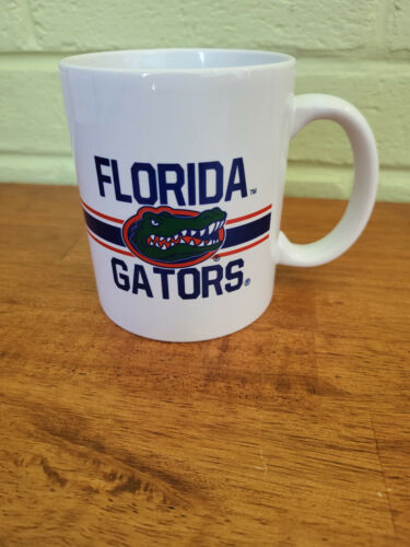 Florida Gators Mug Cup Coffee Tea WHITE Mascot Logo on both sides NCAA SEC New